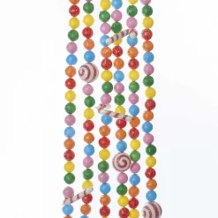 Kurt Adler 6' Candy Cane Gumball Christmas Tree Garland H2047 Clearance