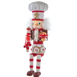 Kurt Adler 15" Hollywood Nutcrackers Gingerbread Baker Shelf Sitter Christmas Nutcracker HA0614 Best