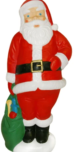 General Foam 60" Large Santa with Green Bag Christmas Blow Mold C952 Discount