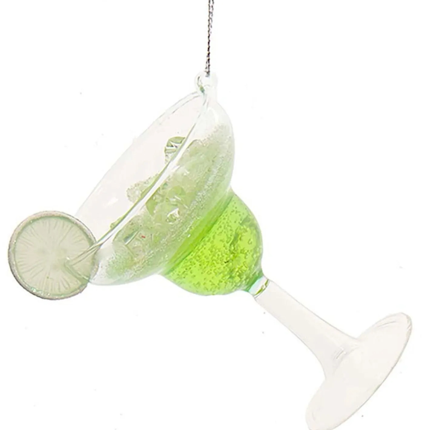 Kurt Adler 4.75" Margarita Cocktail Glass Christmas Ornament T3016 Discount