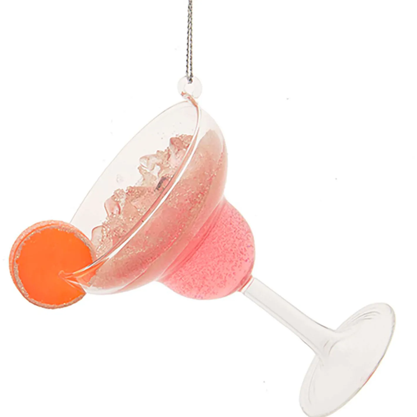 Kurt Adler 4.75" Margarita Cocktail Glass Christmas Ornament T3016 Discount