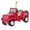 Kurt Adler 5" Noble Gems Off Road Vehicle Jeep Glass Christmas Ornament NB1615 Hot