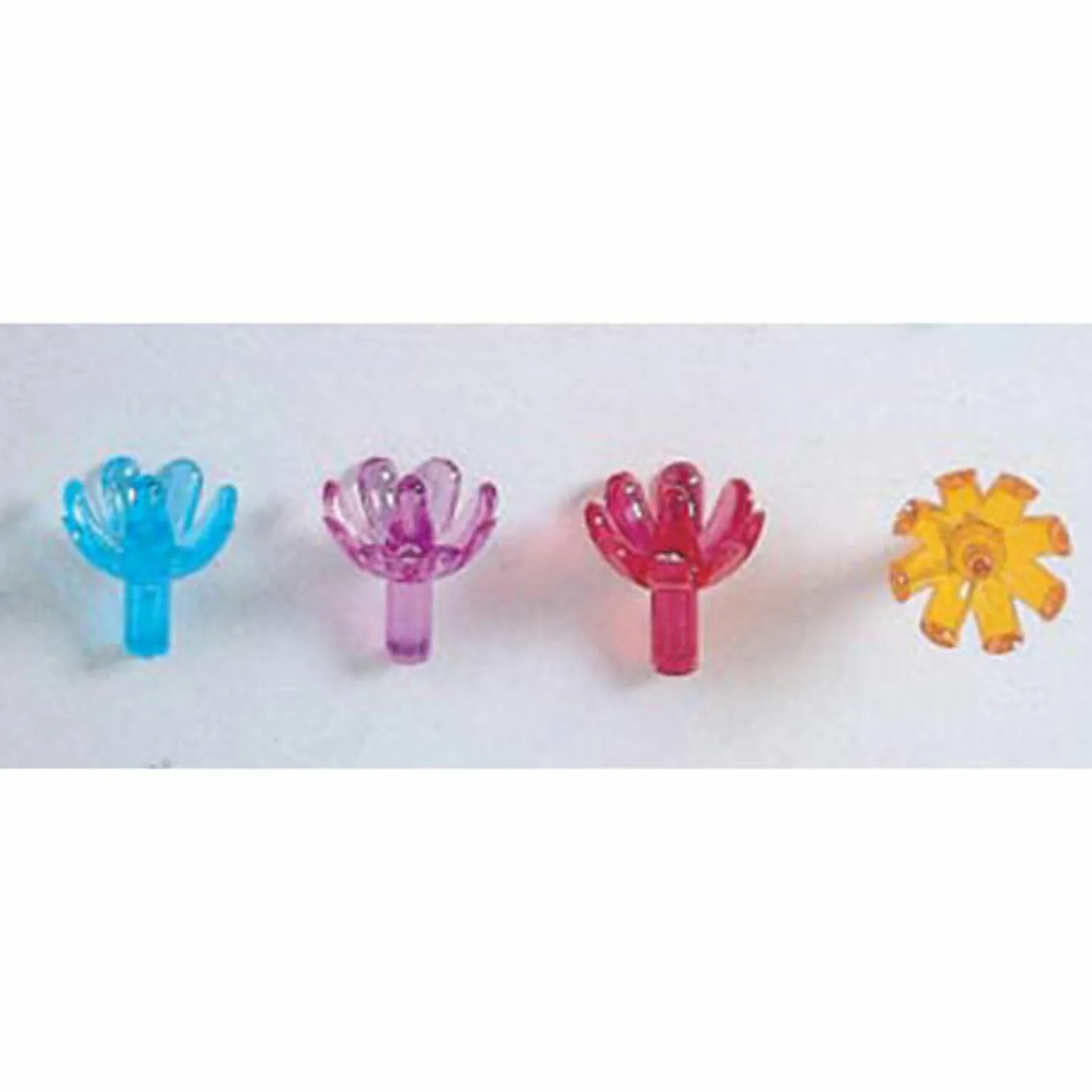 Darice 100 Pack 5/8" Multi Color Ceramic Tree Plastic Replacement Flower Pins P0669 Clearance