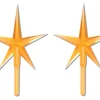 Darice 2 Pack Gold Ceramic Tree Plastic Replacement Star P0681 Online