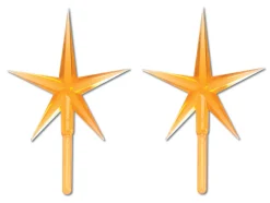 Darice 2 Pack Gold Ceramic Tree Plastic Replacement Star P0681 Online
