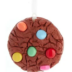 Kurt Adler 3" Rainbow Candy Coated Chocolate Chip Cookie Christmas Ornament D4013 Clearance