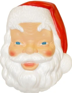 General Foam 17" Santa Face Lighted Christmas Blow Mold Decoration C3410