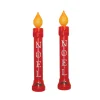 Cado 39" Set of 2 Red NOEL Candle Blow Mold Outdoor Christmas Home Decor 77330