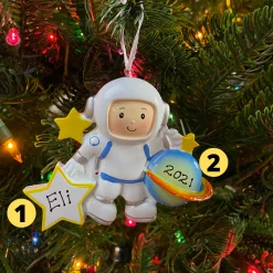 Polar X Astronaut Personalized Christmas Ornament OR1603 Discount