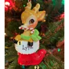 Polar X Baby Deer in Boot Personalized Christmas Ornament OR2393-RG New