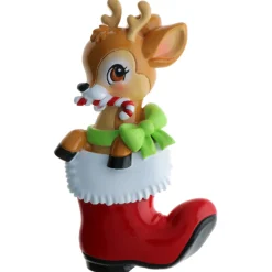 Polar X Baby Deer in Boot Personalized Christmas Ornament OR2393-RG New
