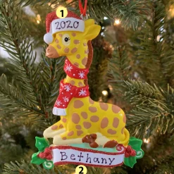 Polar X Baby Giraffe Personalized Christmas Ornament OR1850G Online