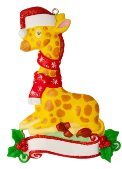 Polar X Baby Giraffe Personalized Christmas Ornament OR1850G Online