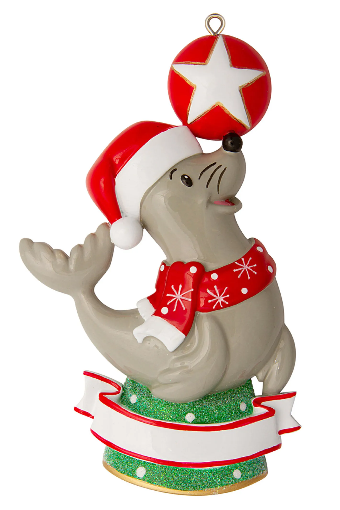 Polar X Baby Sea Lion Personalized Christmas Ornament OR1851S Discount