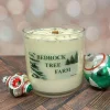 Bedrock Tree Farm 32 oz Fir Needle Scented Christmas Candle V32NAT