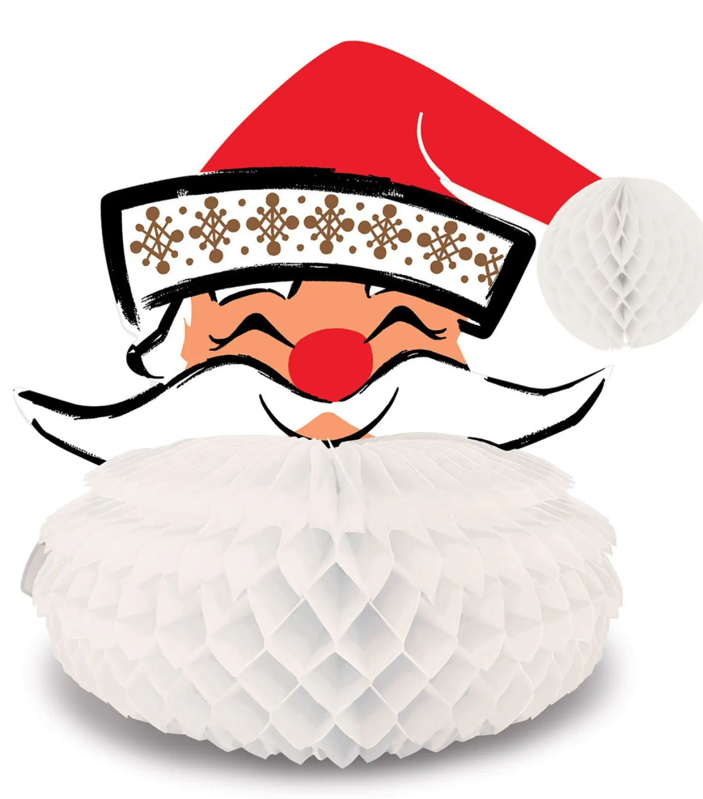 Beistle Vintage 10.5" Santa Centerpiece Christmas Decoration 20897 Online