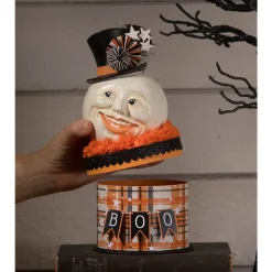 Bethany Lowe 9" Halloween Moon Man on Box Decoration TL3357 Outlet