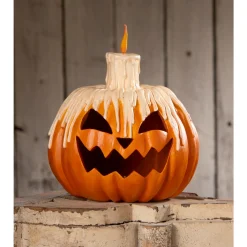 Bethany Lowe 9.5" Melting Midnight Glow Pumpkin Halloween Decoration TL4364 Best