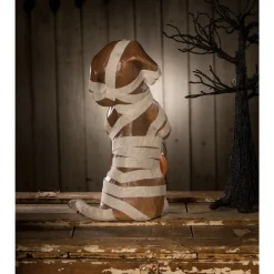Bethany Lowe 13" Mummy Puppy Paper Mache Halloween Decoration TJ2320 Discount