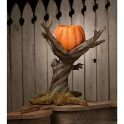 Bethany Lowe 16" Pumpkin Hollow Hideaway Halloween Decoration TD4153 Clearance