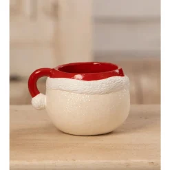 Bethany Lowe 5.25" Retro Snowman Mug Christmas Decoration TF3274 Sale