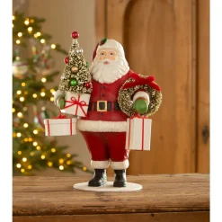 Bethany Lowe 12.5" Santa with Christmas Presents Christmas Figure TD3163 Clearance