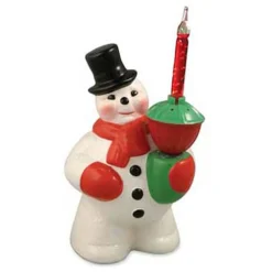 Bethany Lowe Christmas Snowman Figure with Bubble Light LG9866 Clearance