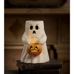 Bethany Lowe Sweet or Scary Boo with Pumpkin Bucket Halloween Decoration Online