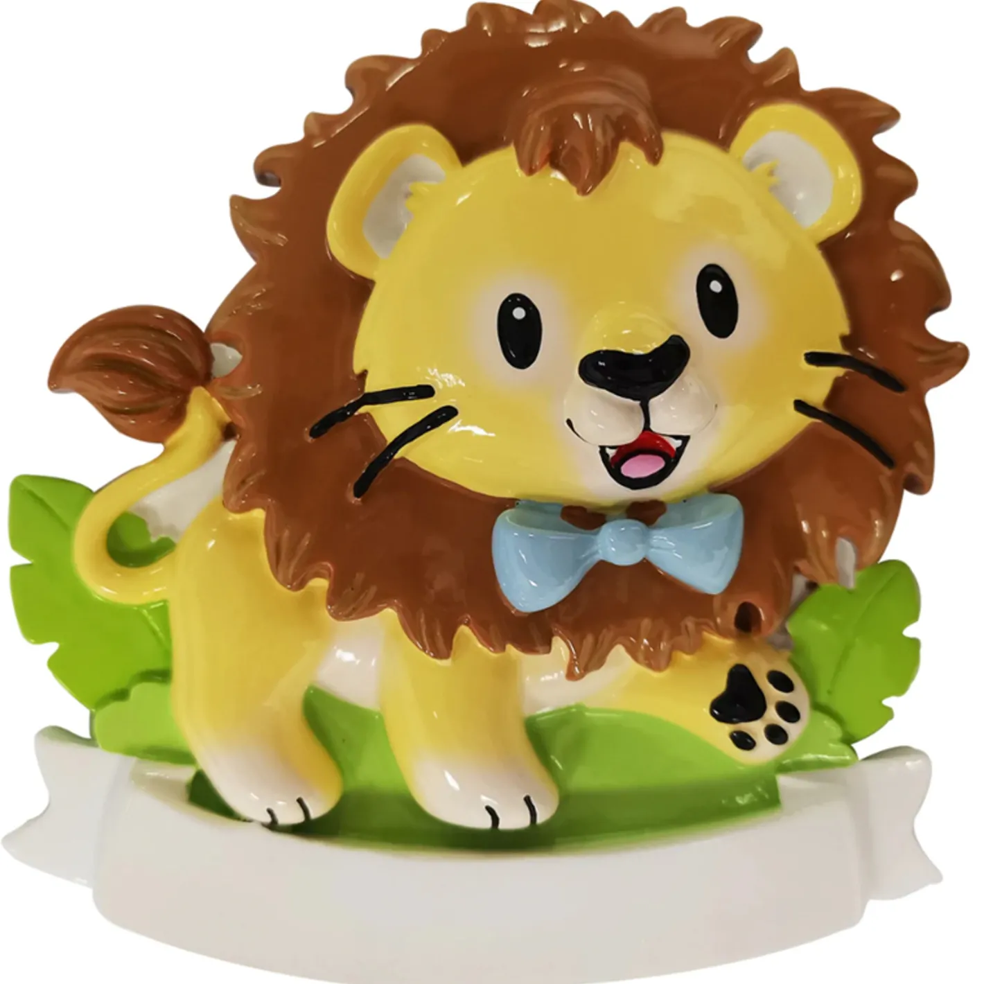 Polar X Boy Lion Cub Personalized Christmas Ornament OR2362-M Sale