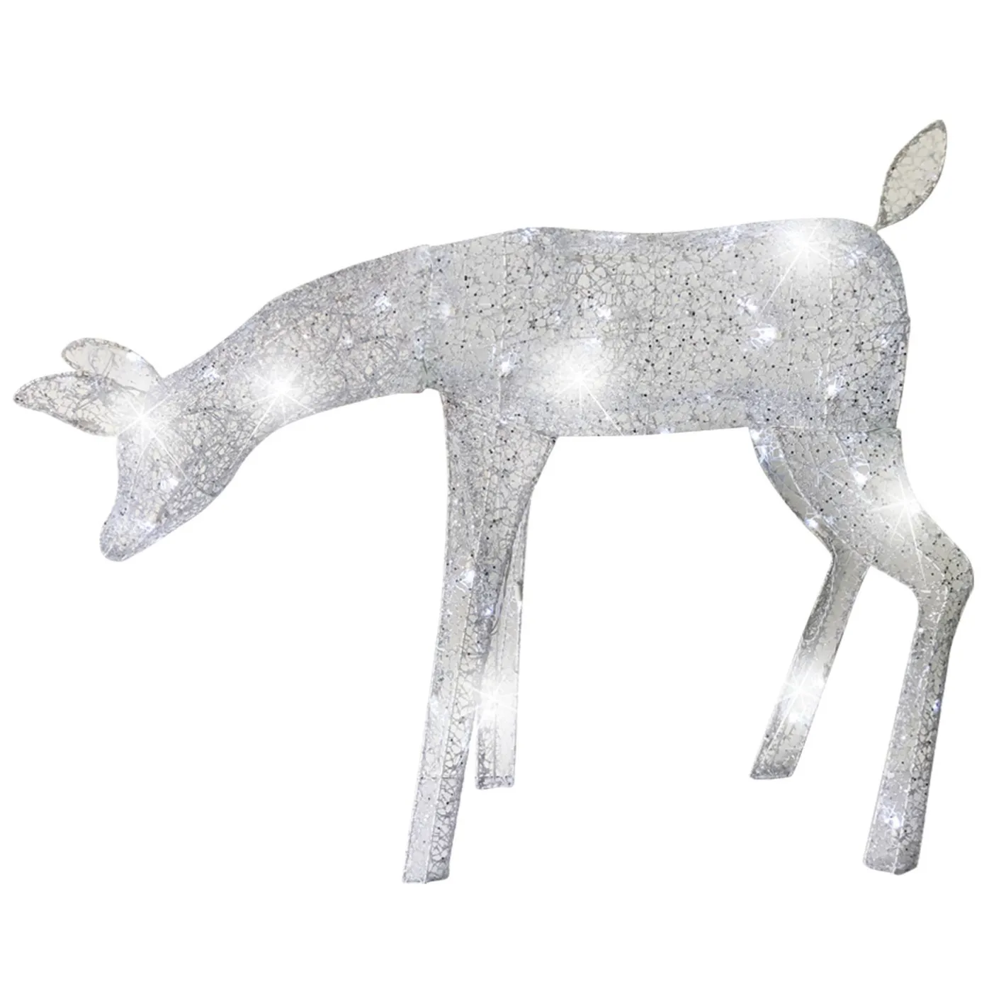 Brite Star 39" LED Lighted Elegant Feeding Doe Reindeer Indoor Outdoor Christmas Decoration 46-367-00 Best