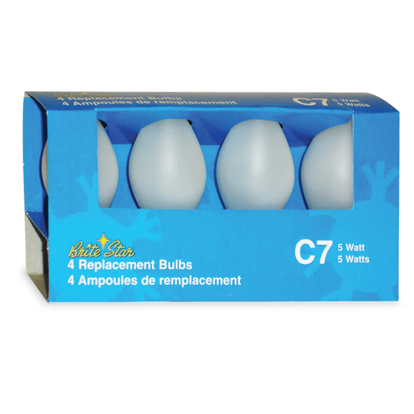 Brite Star 4 Pack Frosted White C7 Replacement Bulbs 44-374-00 Discount