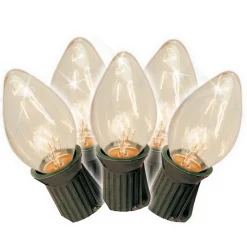 Brite Star 25 Vintage Inspired Clear Ceramic C7 Christmas Lights 37-835-00 Online
