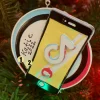 Polar X Cell Phone Dance App Personalized Christmas Ornament OR2292 Sale