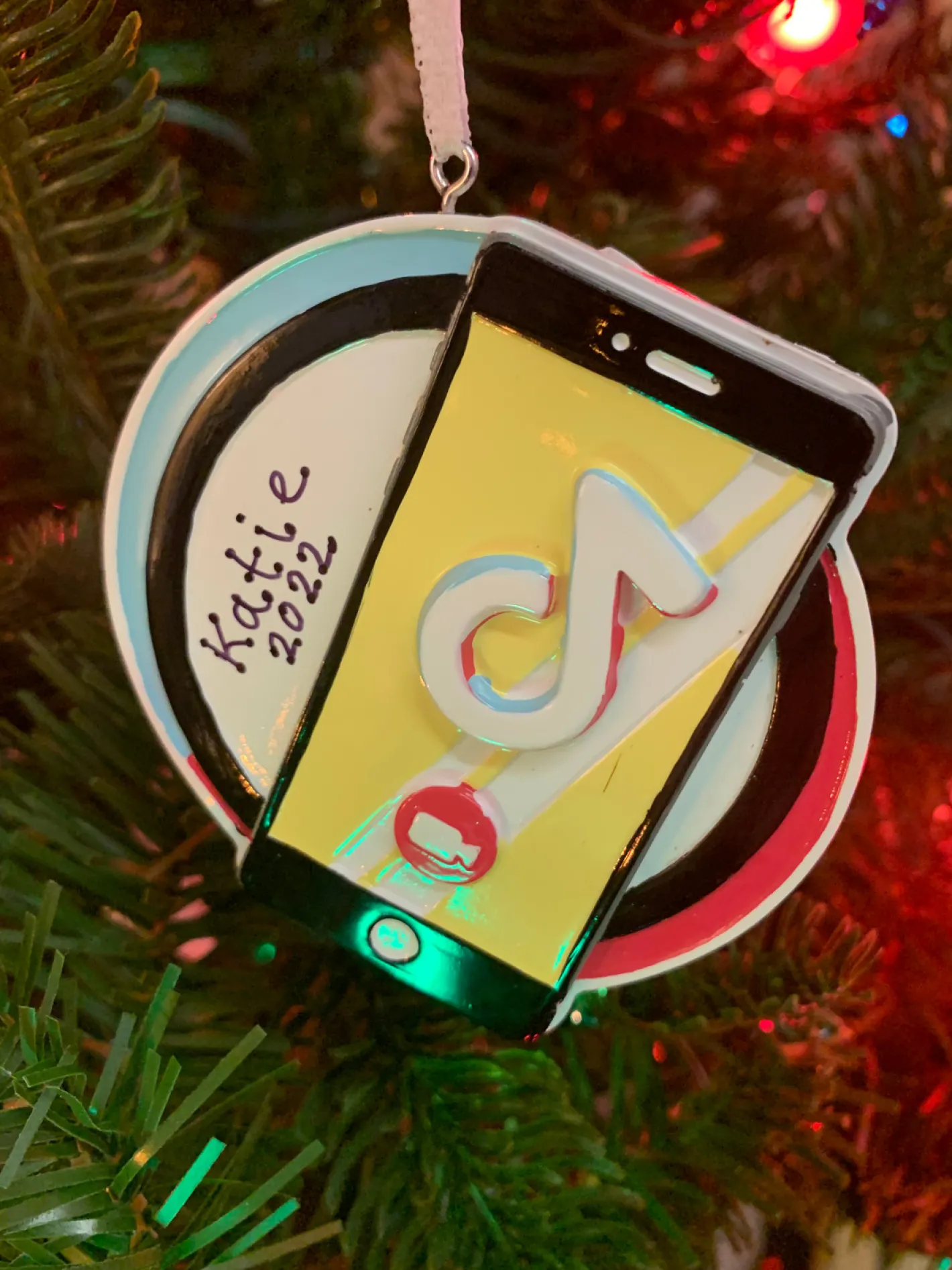 Polar X Cell Phone Dance App Personalized Christmas Ornament OR2292 Sale