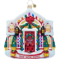 Christopher Radko A New Holiday Home Glass Christmas Ornament 1022055 Best