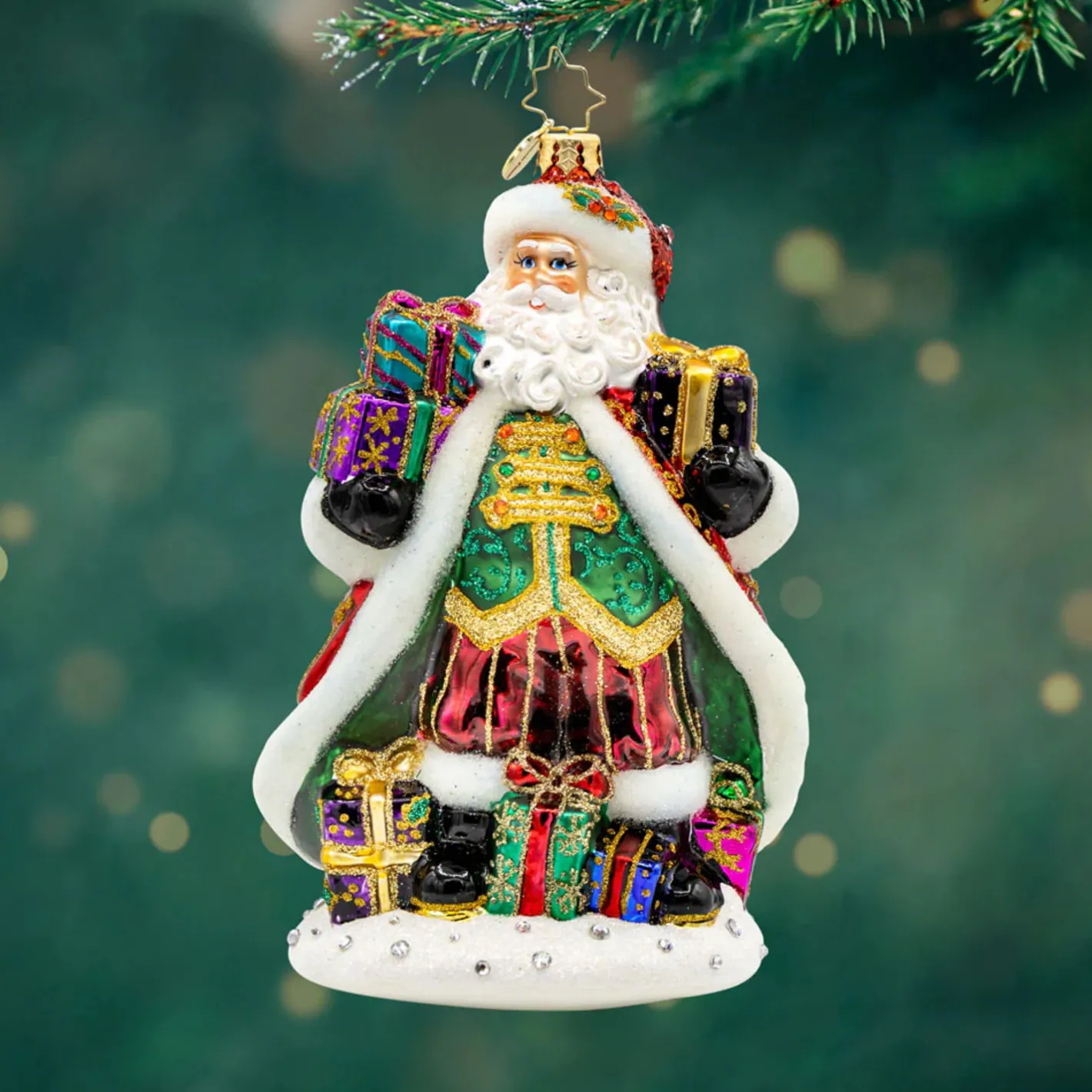 Christopher Radko A Santa For All Seasons Glass Christmas Ornament 1022185 Discount