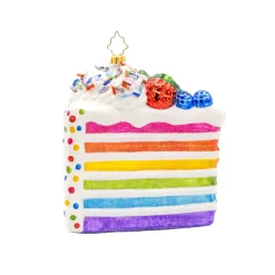 Christopher Radko A Slice of Joy Glass Christmas Ornament 1022311 Best