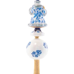 Christopher Radko Chinoiserie Elegance Santa Finial Christmas Tree Topper 1021534 Sale