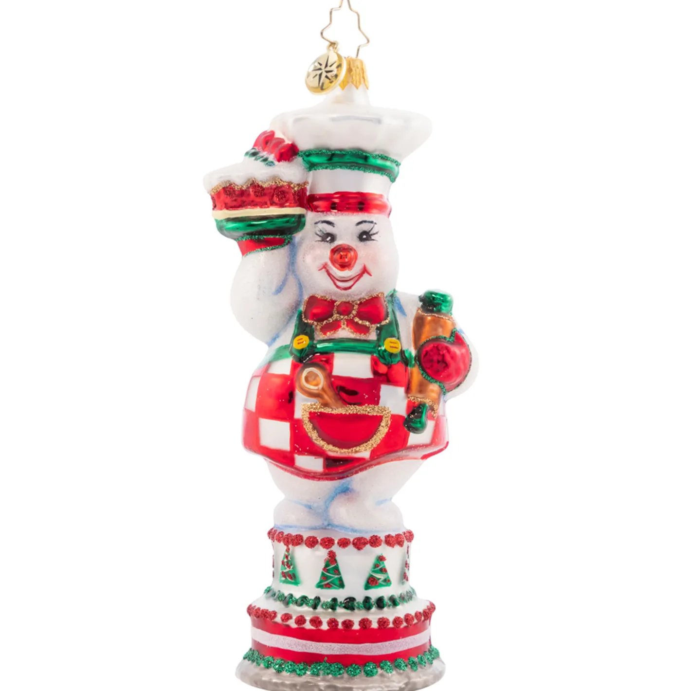Christopher Radko Cutie Pie Baker Glass Christmas Ornament 1021608 Best