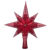 Christopher Radko Ruby Stellar Glass Christmas Tree Topper 1018609 Online