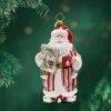 Christopher Radko Santa's Daily News Glass Christmas Ornament 1022489 Hot
