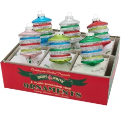 Shiny Brite Christopher Radko Holiday Splendor 3.25" Lantern Christmas Ornaments 4028218 Best