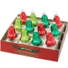 Shiny Brite Christopher Radko Holiday Splendor 12 Count 1.75" Bells Glass Christmas Ornament Set 4028260 Outlet