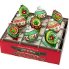 Shiny Brite Christopher Radko Holiday Splendor 2.5" Decorated Rounds & Reflector Tulip Christmas Ornaments 4027714 Discount