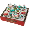 Shiny Brite Christopher Radko Festive Fete 1.75" Decorated Rounds & Shapes Christmas Ornaments 4028240 Hot