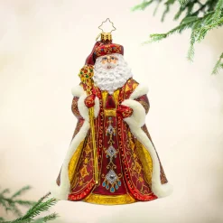 Christopher Radko 40th Anniversary Years In The Making Nick Glass Christmas Ornament 1022533 New