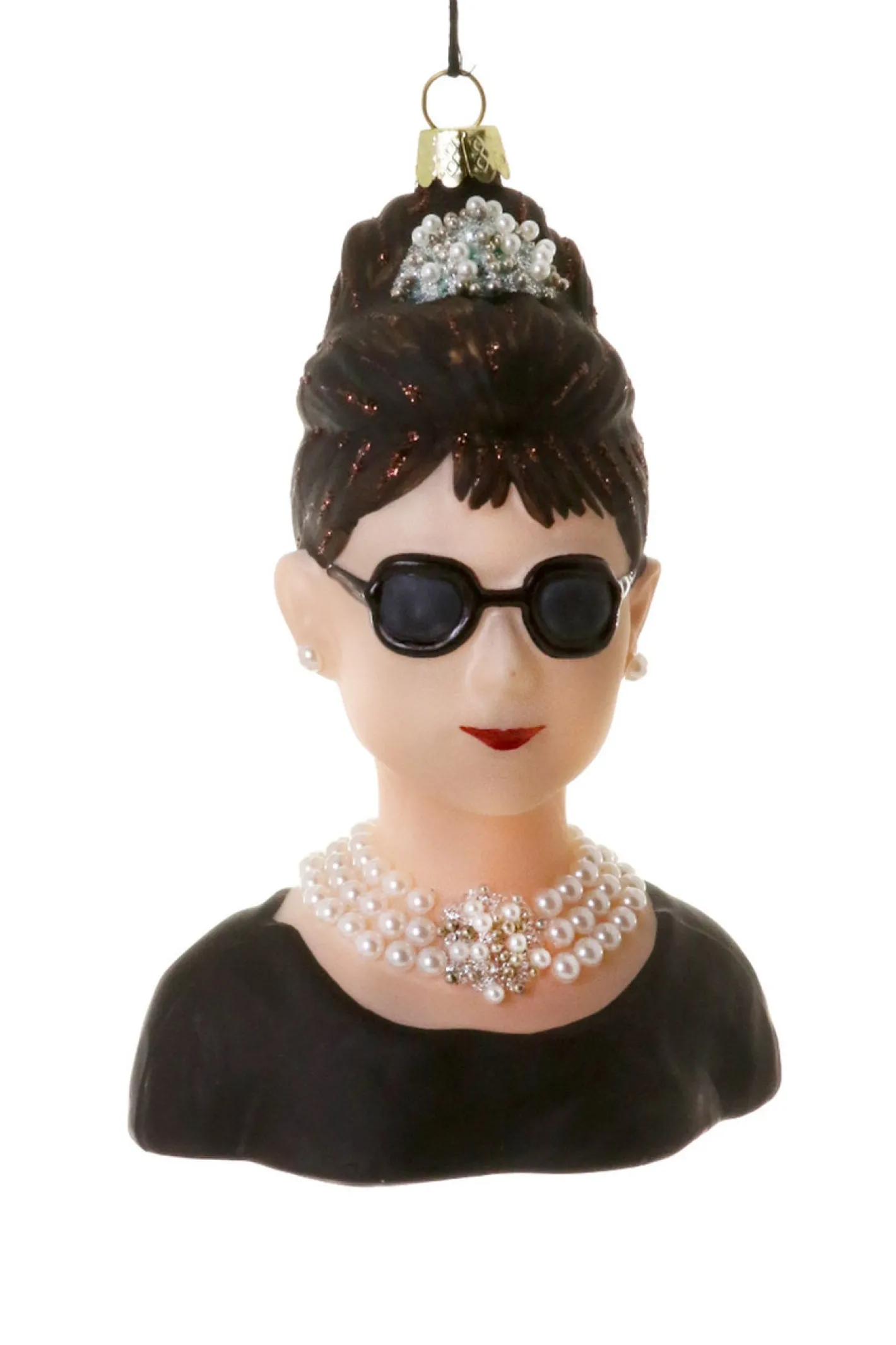 Cody Foster Co Cody Foster 5.25" Audrey Hepburn Breakfast At Tiffany's Glass Christmas Ornament GO-6732 Hot