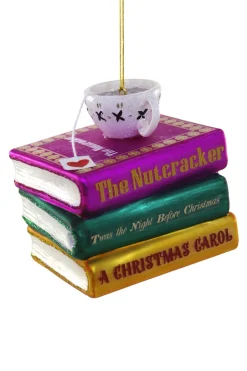 Cody Foster Co Cody Foster 3.5" Favorite Reads Glass Christmas Ornament GL-0004 Best