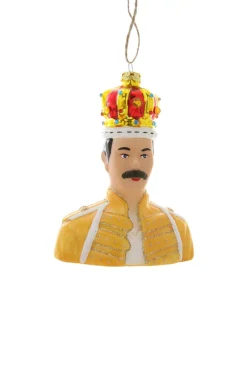 Cody Foster Co Cody Foster 5" Freddie Mercury Glass Christmas Ornament GO-4033 Online