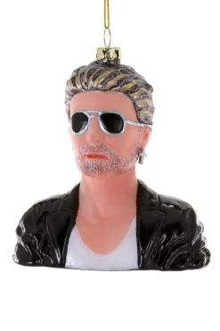 Cody Foster Co Cody Foster 5" George Michael Glass Christmas Ornament GO-8191 Online